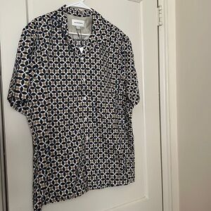 NWT Autograph short sleeve button down size: XXL